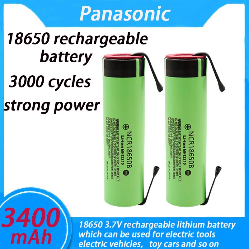 

Литиевая аккумуляторная батарея Panasonic NCR18650B, 18650 в, 3,7 мАч