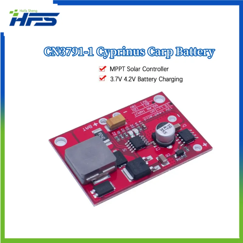 

1S MPPT Solar Panel Controller CN3791 6V/9V/12V 3A Solar Power Manager Module 18650 Lithium Battery Charging 3.7V