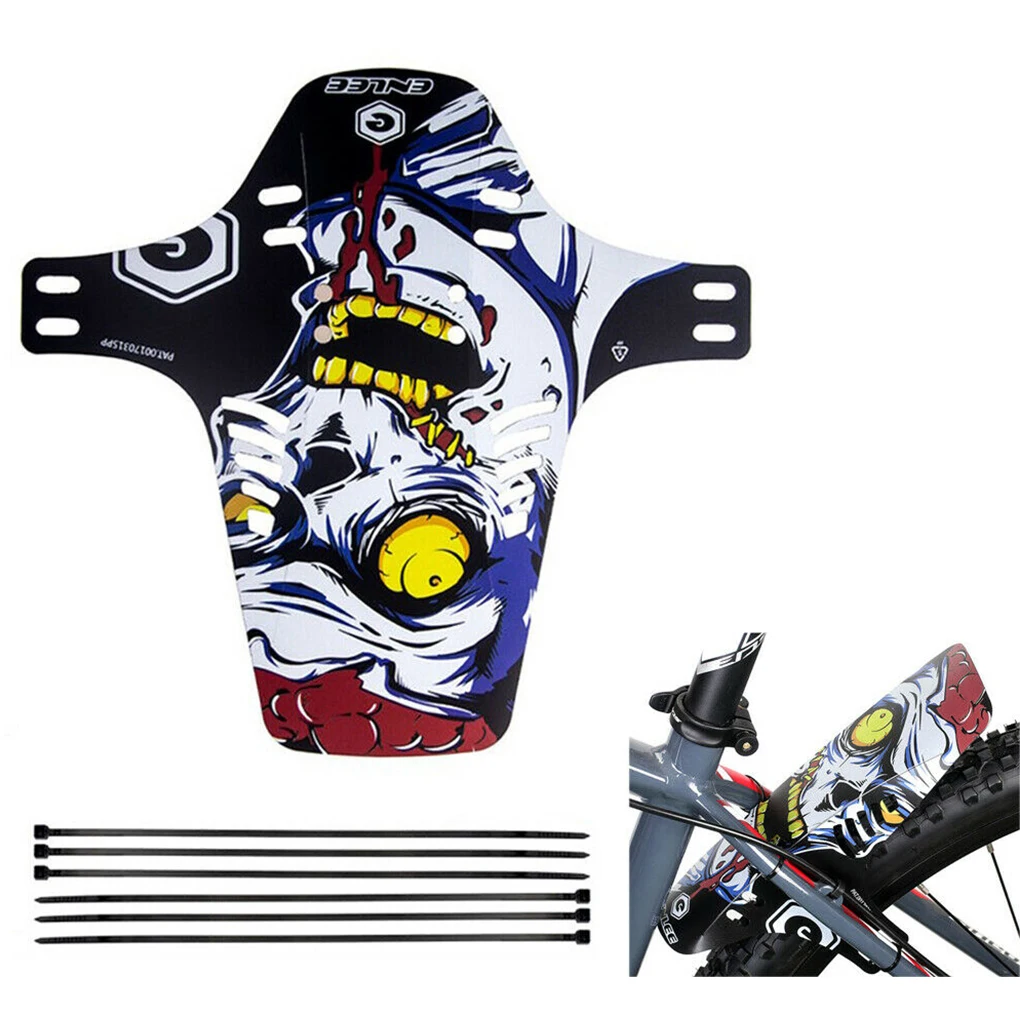 

MTB Mudguard Set Bicycle Front Rear Mudguard Cycling Road MTB Mountain Bike Bicycle Fender With 6 Fixing Ties Bike Accessories