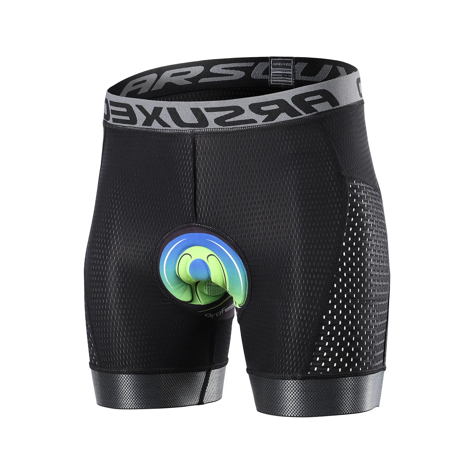 

breathable cycling shorts panties for men - quick-drying sports shorts with high elasticity and sponge padding mtb shorts