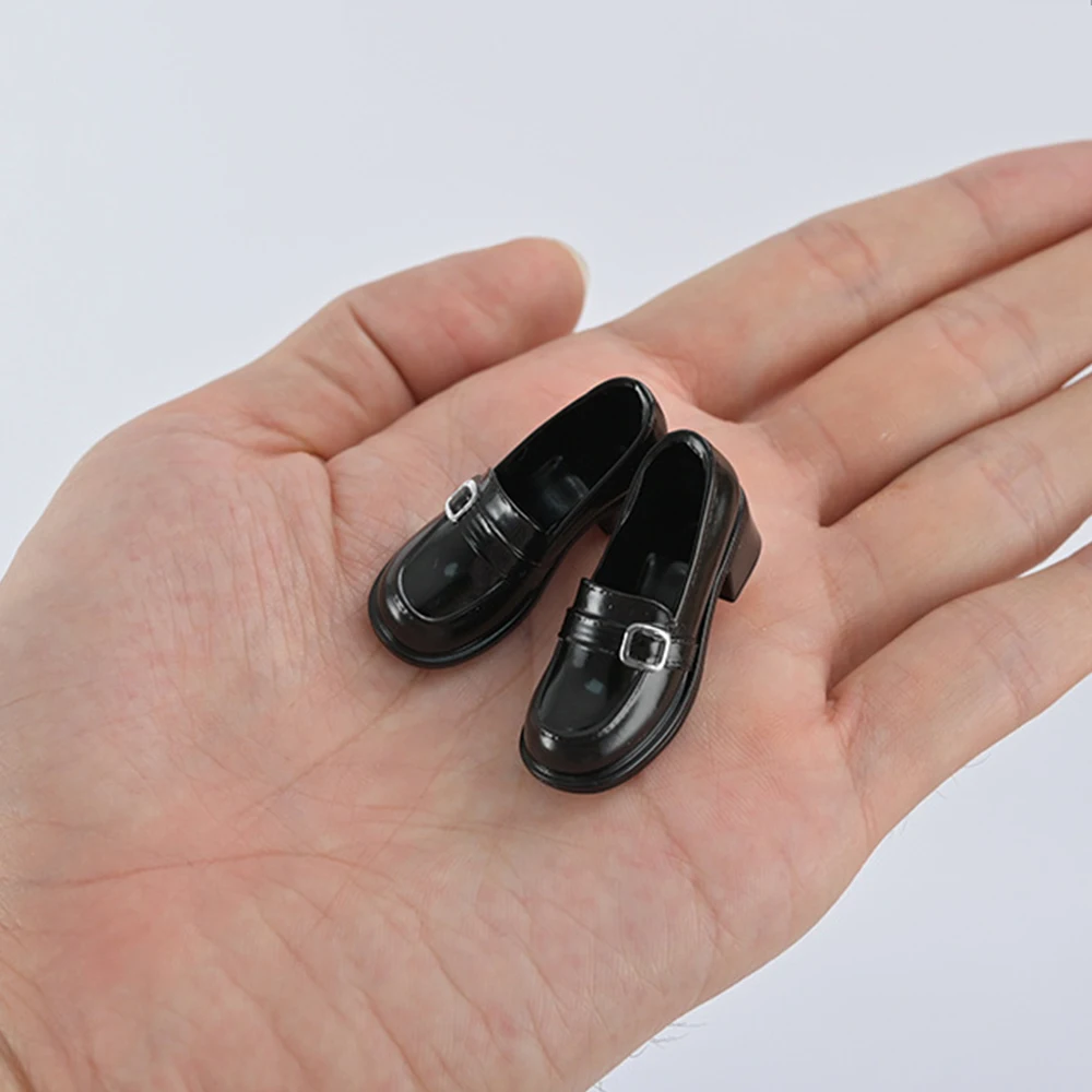 1/6 Женщина-солдат студентка обувь из искусственной кожи носки до середины икры