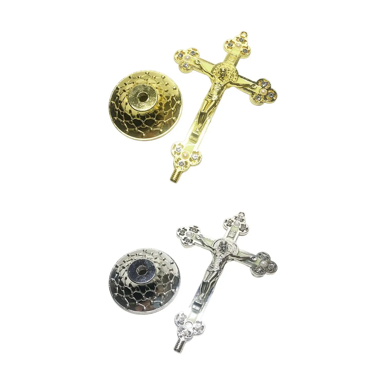 

Hanging cross decors Table Decoration Ornament Church Figurine Crucifix Figurine for Christmas Easter Shelf Home Home Decor