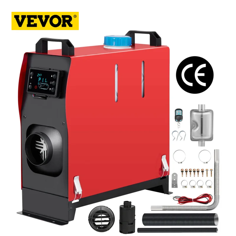 

Автомобильный обогреватель VEVOR 8 кВт 12 В, внешний обогреватель все в одном с глушителем для автомобиля, автобуса, прицепа, RV, различные дизель...