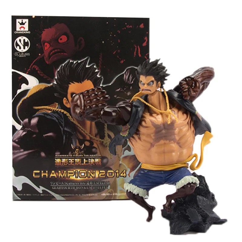 

1pcs Pirate SC Modeling King On The Top Decisive Battle 4 Fourth Gear Road Flying Ape King Gunman Anime Figure Model Decoration