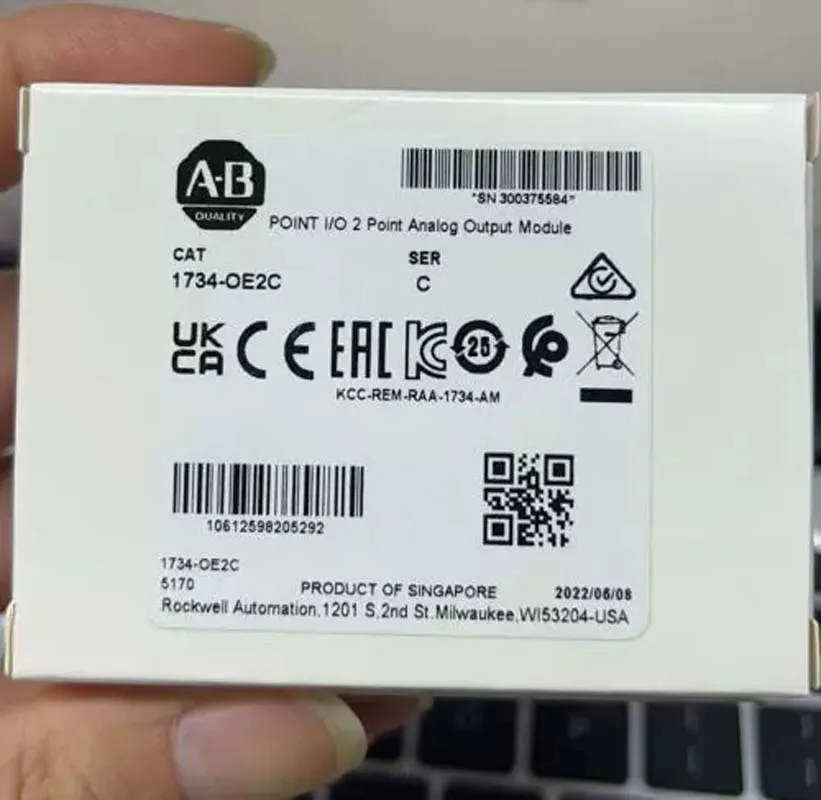 Новые оригинальные модули ввода-вывода Allen-Bradley POINT IO 1734-232ASC, 1734-410L, 1734-ACNR, 1734-ADN, 1734-IB4, 1734-IE2C с поддержкой EtherNetIP (art.: 3920d93e2e56e) - 3920d93e2e56e