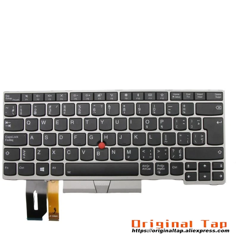 CFB канадская французская клавиатура с подсветкой для Lenovo Thinkpad E480 E485 E490 T480S T490 T495 P43S