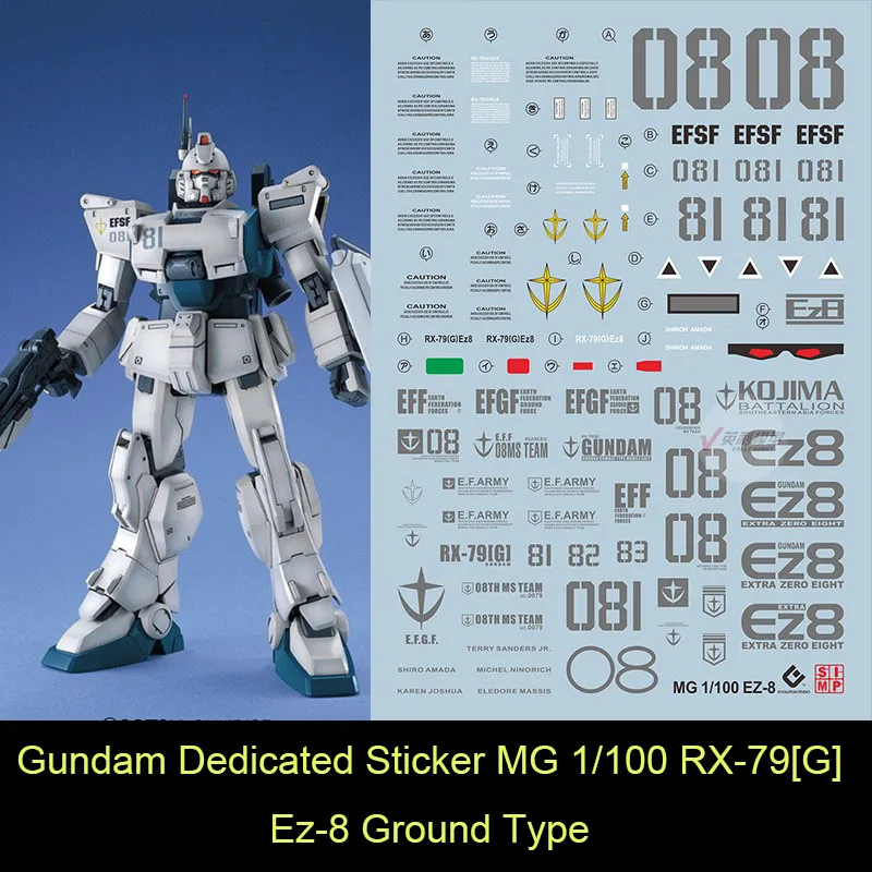 

Sticker for Gundam MG 1/100 RX-79[G] Ez-8 Ground Type MG-33