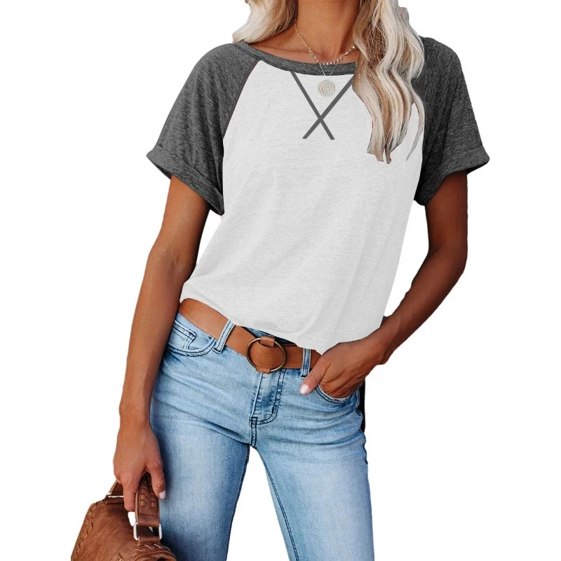 

2022 new high quality women's casual T-shirt 8251