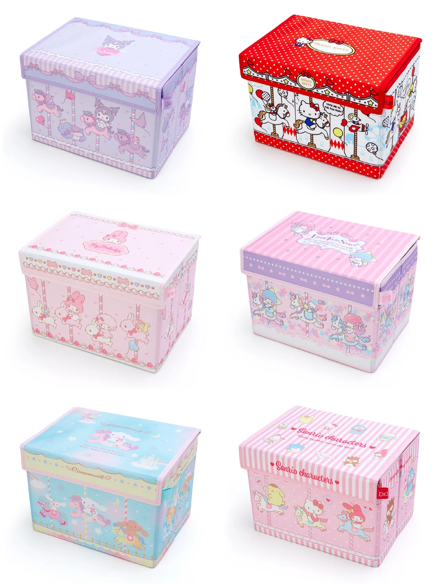 Caja de almacenamiento plegable de tela adorable de estilo japonés para el hogar, con tapa, puede almacenar libros y juguetes, artículos diversos en el dormitorio de estudiantes.