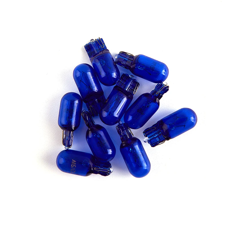 

10 шт., автомобильные галогенные лампы T10 12 В 5 Вт