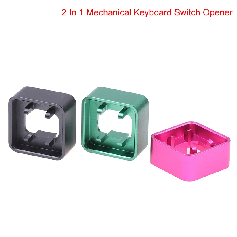 1Pc 2 In 1 Mechanical Keyboard Cnc Metal Switch Opener Shaft Opener For Switch Tester
