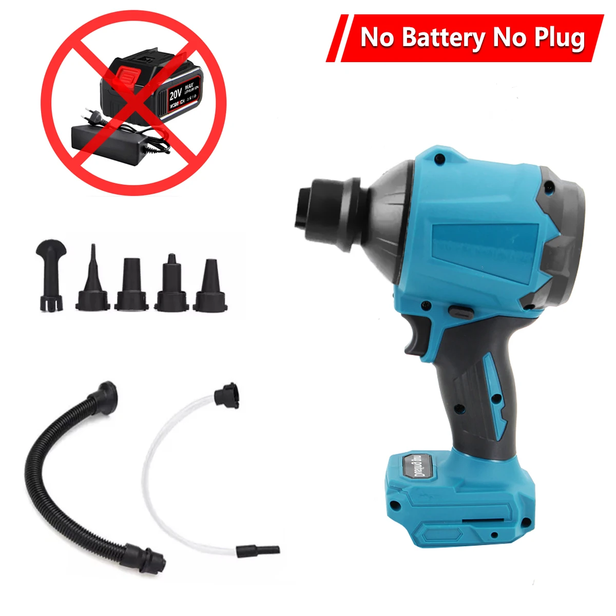 

Беспроводная воздуходувка WOBERICH 6 в 1 для аккумулятора Makita 18 В