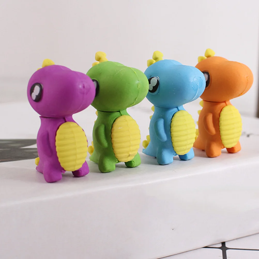 

48 Pcs Dinosaur Eraser Kids Supplies Erasers Toddlers Bulk Kindergarten Animals Child
