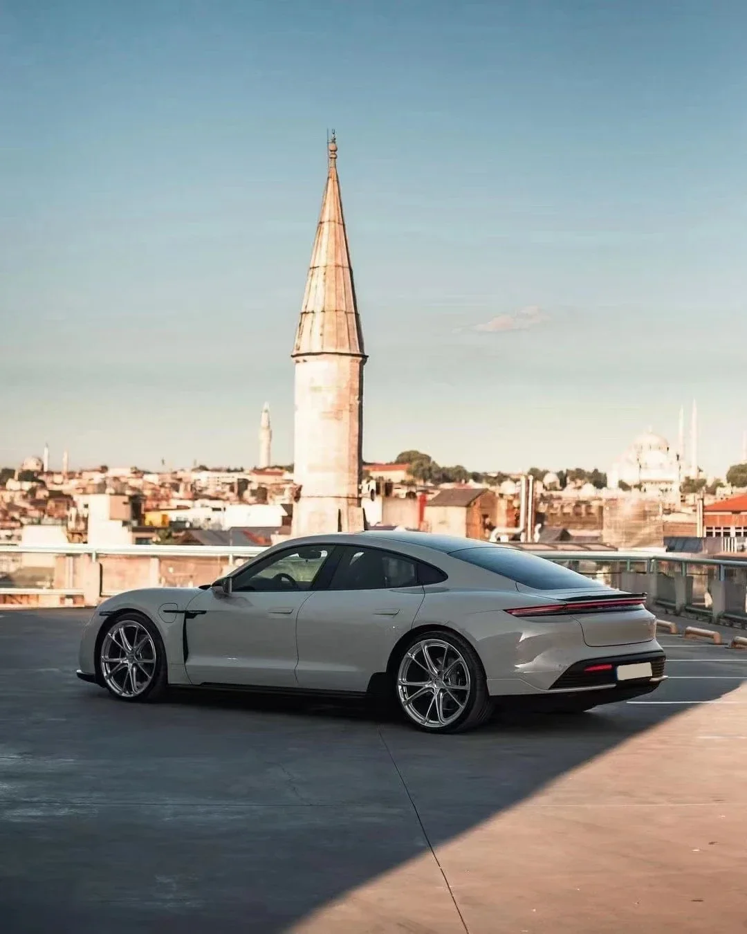 YICKU Высококачественный комплект кузова для Porsche Taycan Upgrade Techart Style Body Kit Передняя