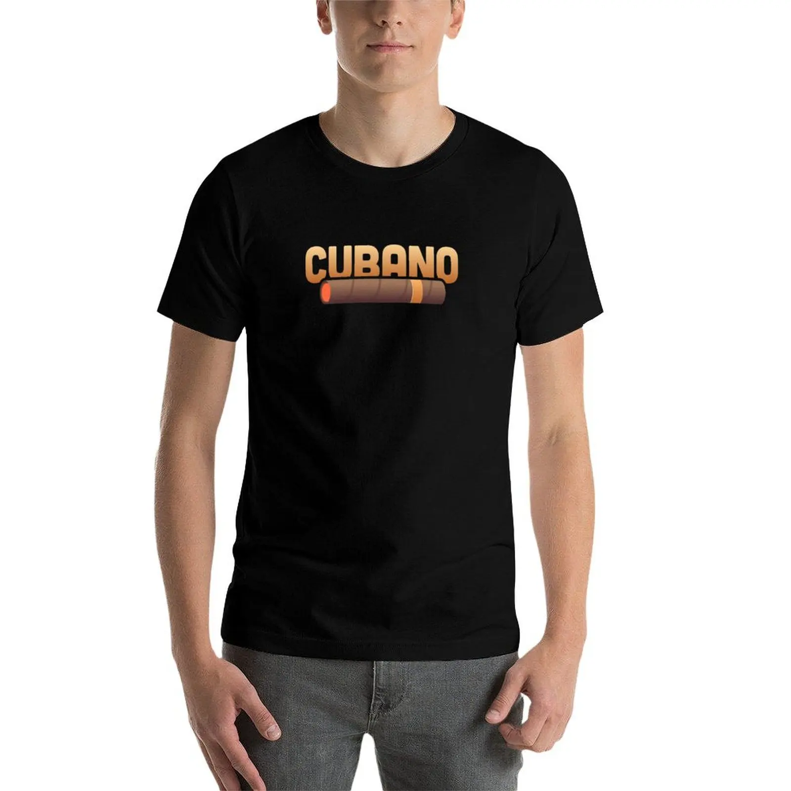 Фото Футболка с модным принтом Cubano - Cuban Cigar / Cigar Smoking T-Shirt для мужчин №4