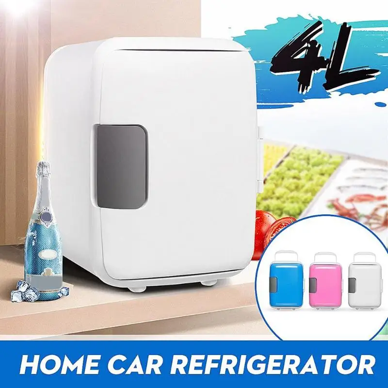 

4L Small Refrigerator For Beauty Makeup Drinks Mini Skincare Fridge Portable Car Fridge Portable Cooler & Warmer