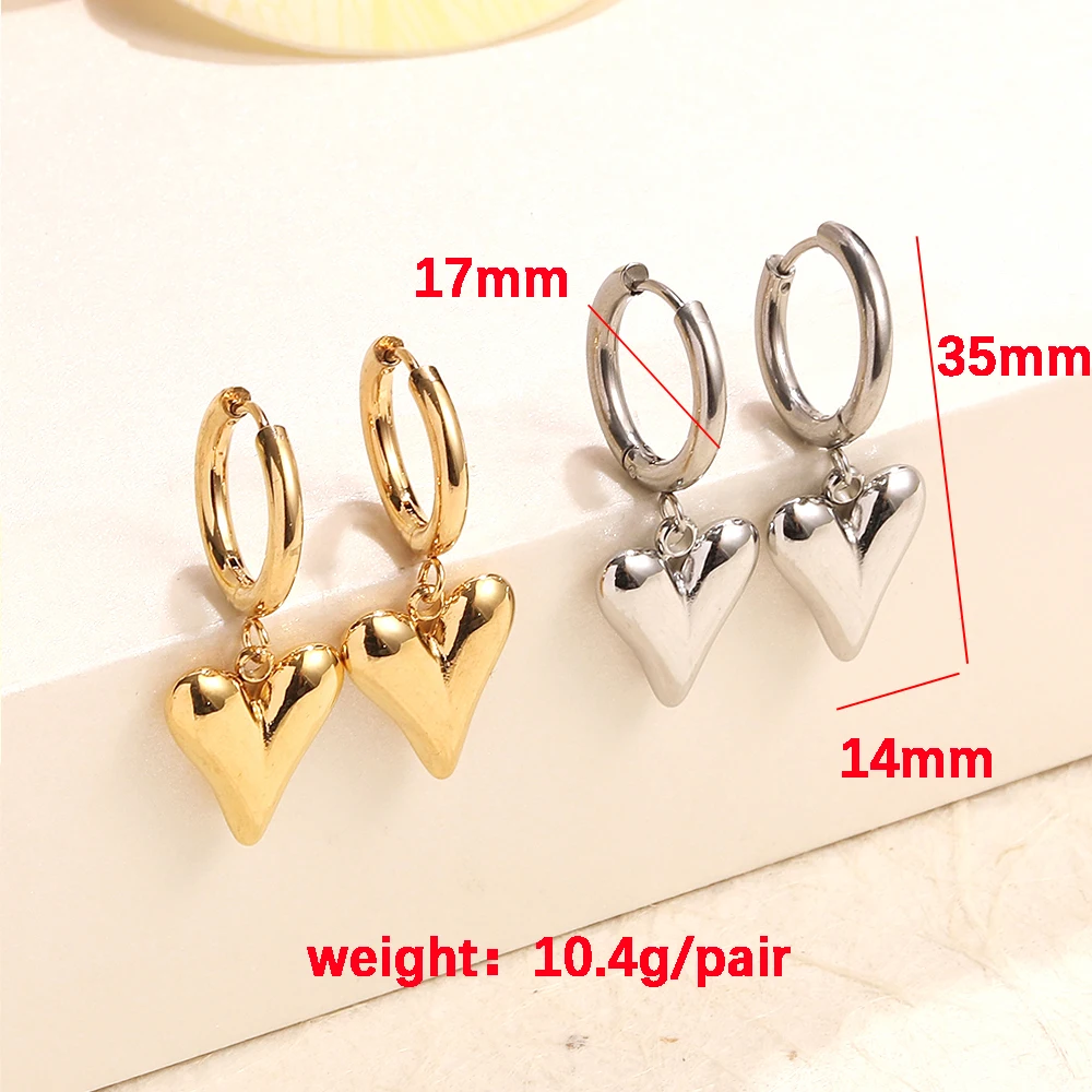 BenS 3 стиля маленькие серьги-кольца из нержавеющей стали золотого цвета