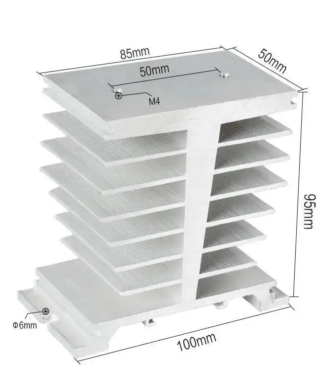Радиатор VIDONIA 100mm x 95mm x 50mm