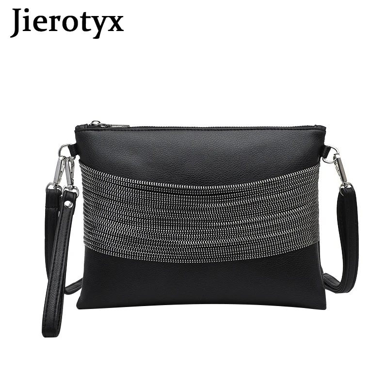 Купи JIEROTYX Ladies Evening Handbags Tassel Chain Leather Purses and Handbags Envelope Clutch Crossbody Bags Classic Shoulder Bags за 1,079 рублей в магазине AliExpress