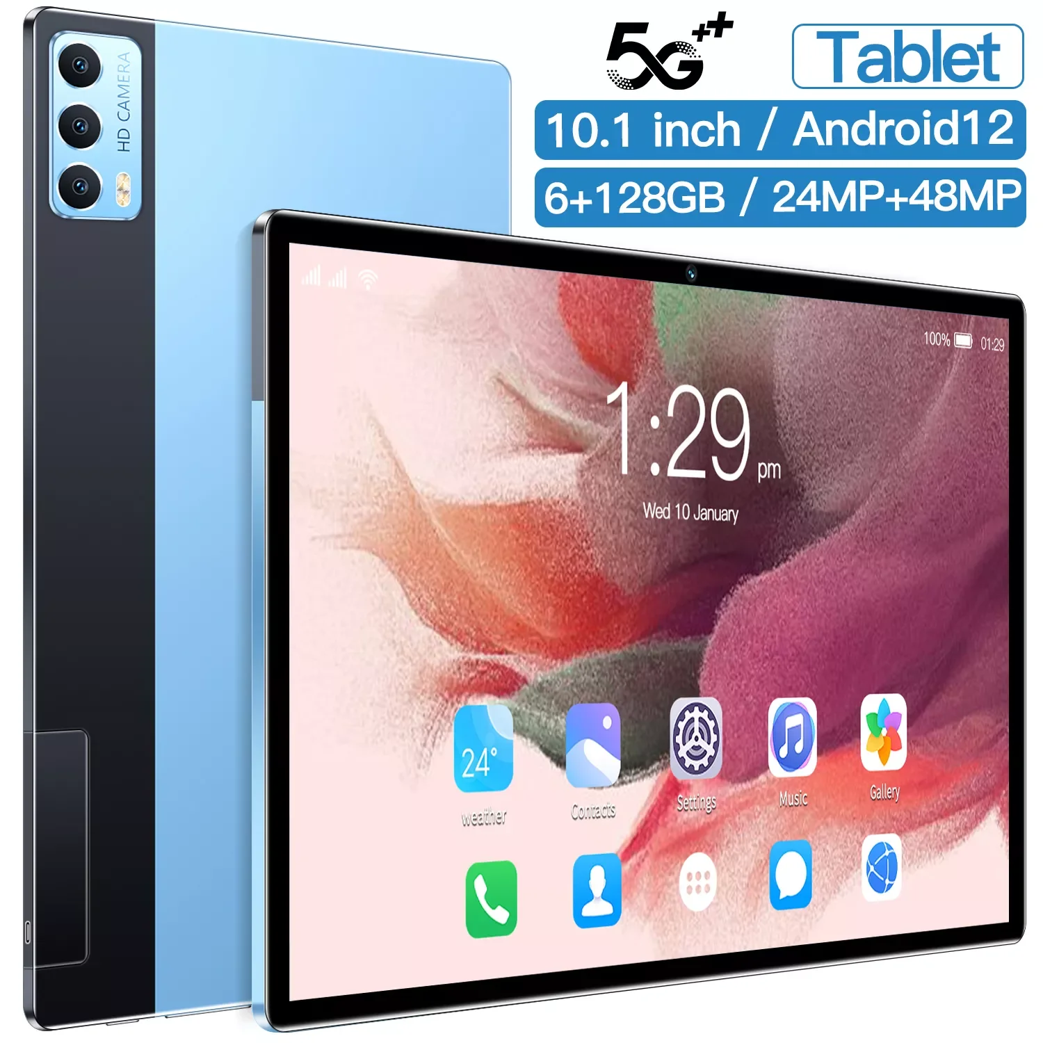 

Android12 Tablet X11Pro 8800mAh GPS Qualcomm 870 10 Core Google Play WIFI Pad 8 128GB Dual SIM 48MP Hot Sale Laptop 10.1 Inch PC