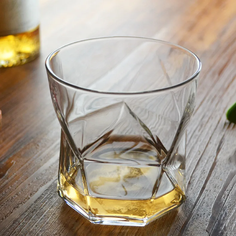 

320ml Whiskey Wine Glass Lead-free High Capacity Beer Coffee Heart Cups Glass Tea Glass Whiskey Glass Cups Drinkware