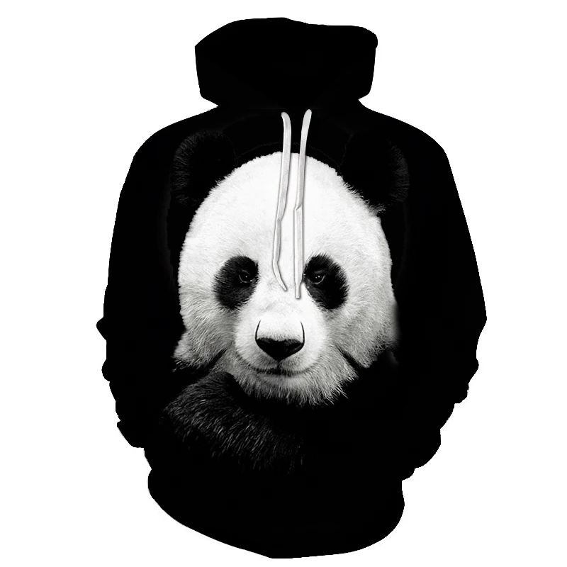 

2022 Autumn New Fashion Cool 3d Digital Panda Printing Men's Hoodies Casual Long Sleeve Hooded Pullover for Men XXS-6XL Clothes