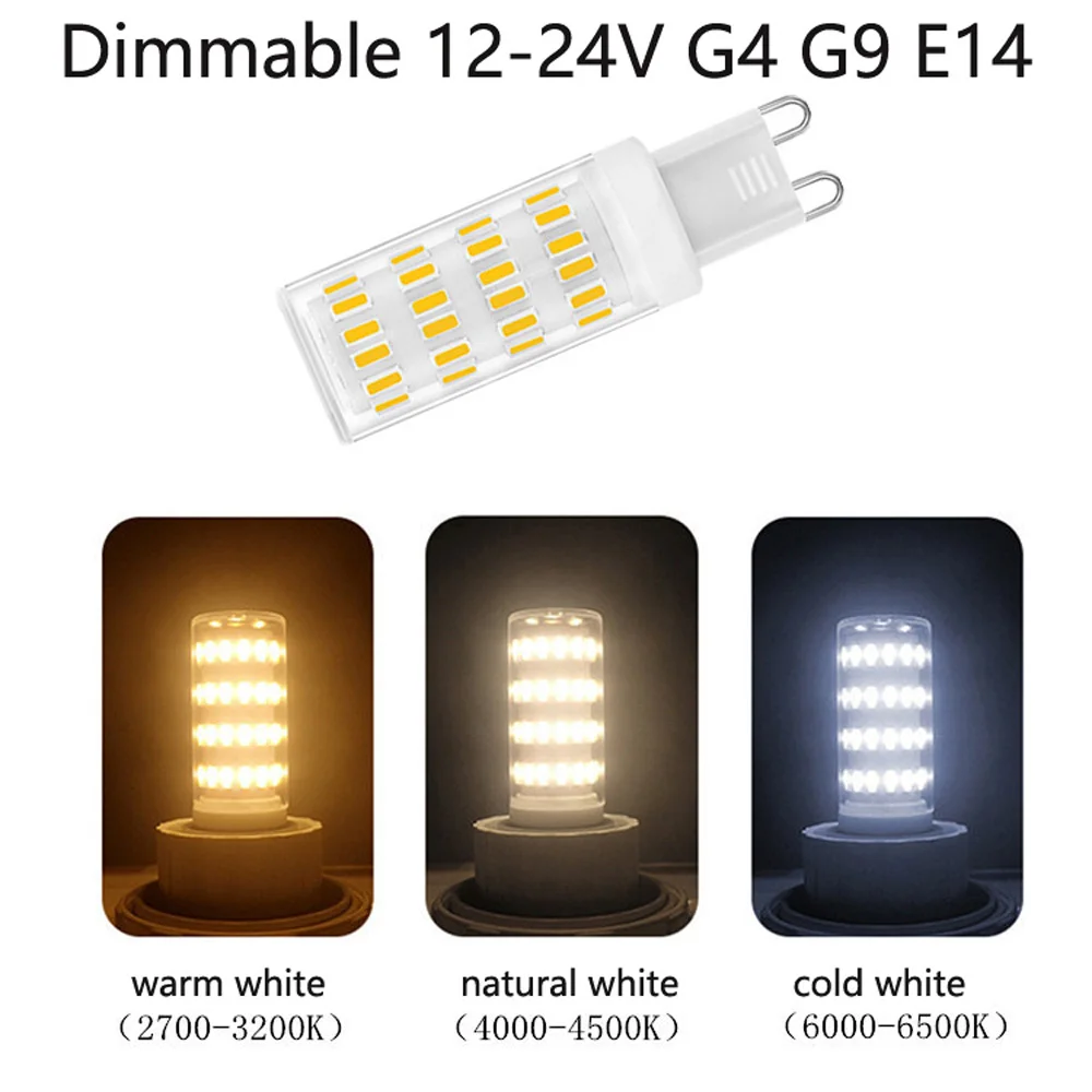 

JOYPINJ Димируемая LED лампа G4/G9/E14 5Вт