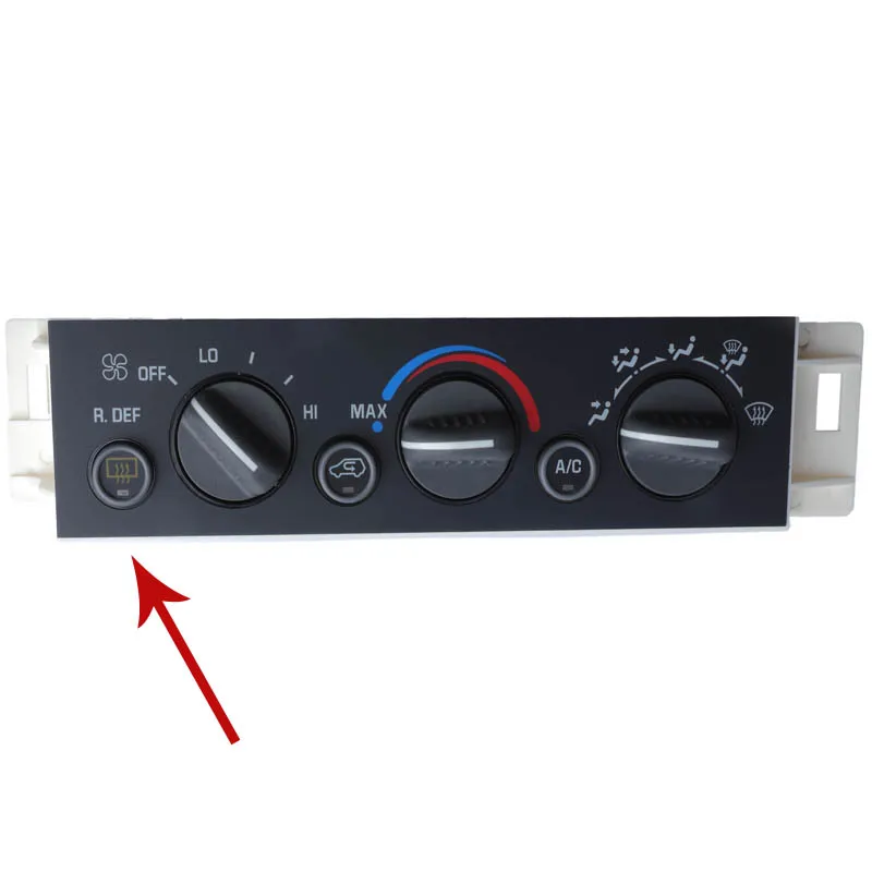 

16231165 Панель обогревателя переменного тока, кнопка переключения климат-контроля для Chevrolet Suburban Tahoe для GMC Yukon 16238885 16240105 16231175