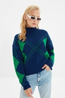 trendyol jacquard knitwear sweater twoaw22kz2324