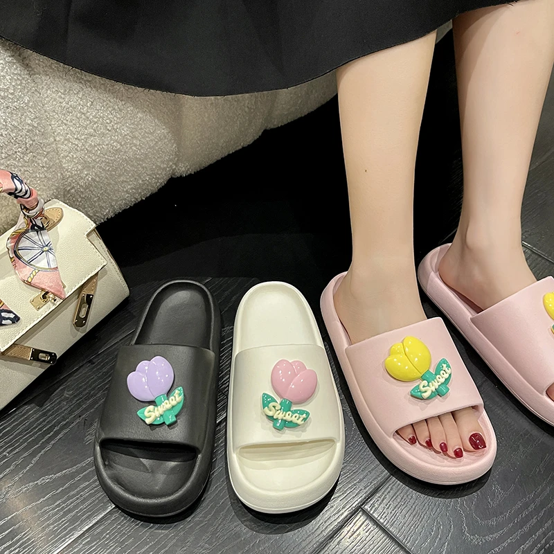 

Женские сандалии на плоской подошве, летние шлепанцы для дома и улицы, 2022