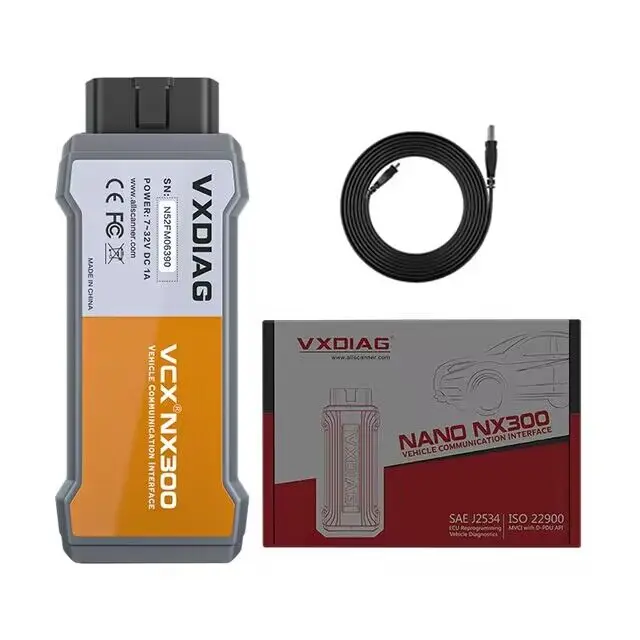 

VXDIAG VCX NANO для диагностического инструмента Volvo Автомобильный сканер OBD2 NX300 для 2014D Полная система диагностики ECU Кодирование J2534 Программирование