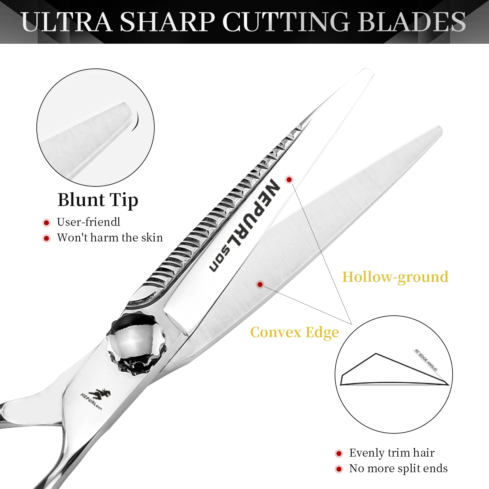 6 0 &quotСеребристые зеленые ножницы для волос плоские челки зубов тонкие