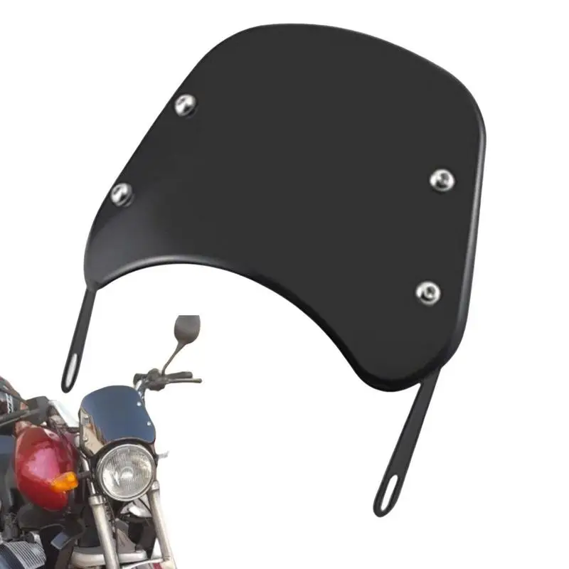 

Universal Motorcycle Windshield Windscreen Deflector Bike Headlight Wind Deflector Glass Protective Cover Riding Accessories
