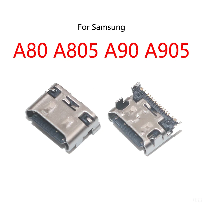 50 шт./лот для Samsung Galaxy A80 A805 A805F A8050 / A90 A905F Type-C USB зарядная док-станция разъем для зарядки разъем для порта