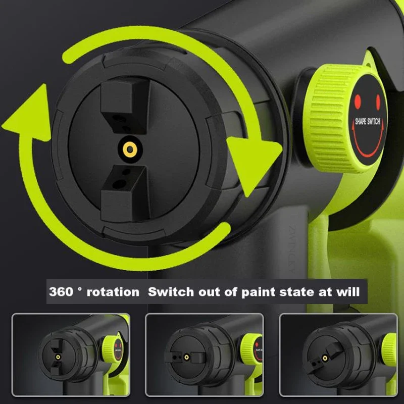 Электрический инструмент с аккумулятором для RYOBI распылитель краски 18 в 800 мл 200