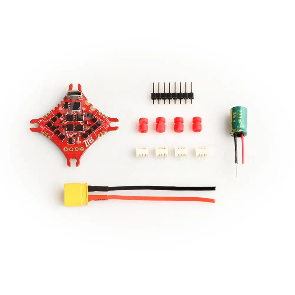 25 5x25 5 мм HGLRC Zeus5 AIO MPU6000 F411 Контроллер полета 5A BLEHLI_S 4 в 1 ESC 1-2S для FPV гоночного дрона