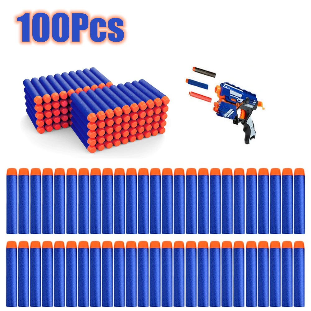 100 шт. 7 2 см запасные пули для Nerf Mega Gun снайперские стержни пенопластовые бластеры