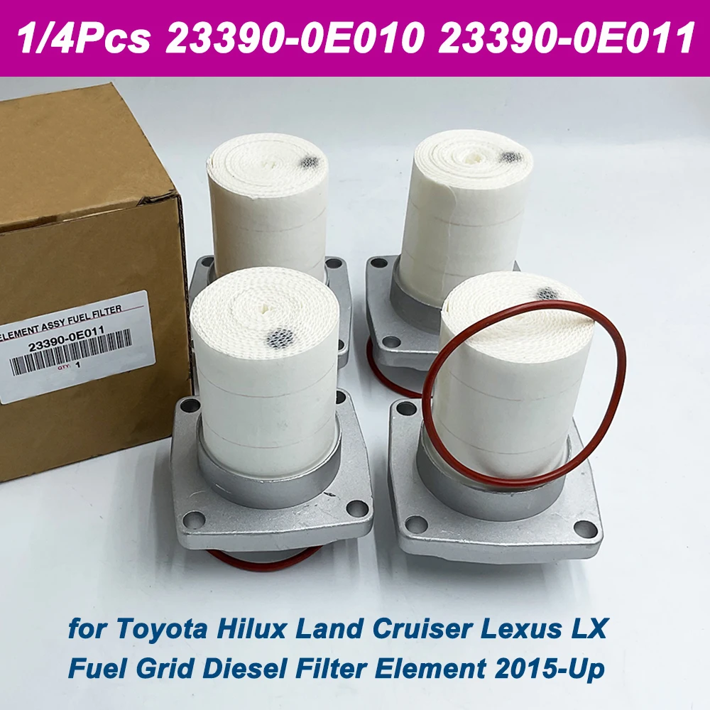 Элемент фильтра дизельного топлива 1/4 шт. 23390-0E010 23390-0E011 233900 E010 E011 23390-11231 Для Hilux Land