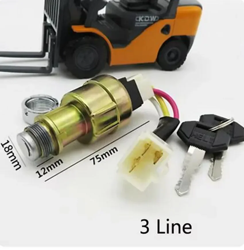 1 шт. разъем для вилочного погрузчика оригинальный переключатель запуска 3/4 линия
