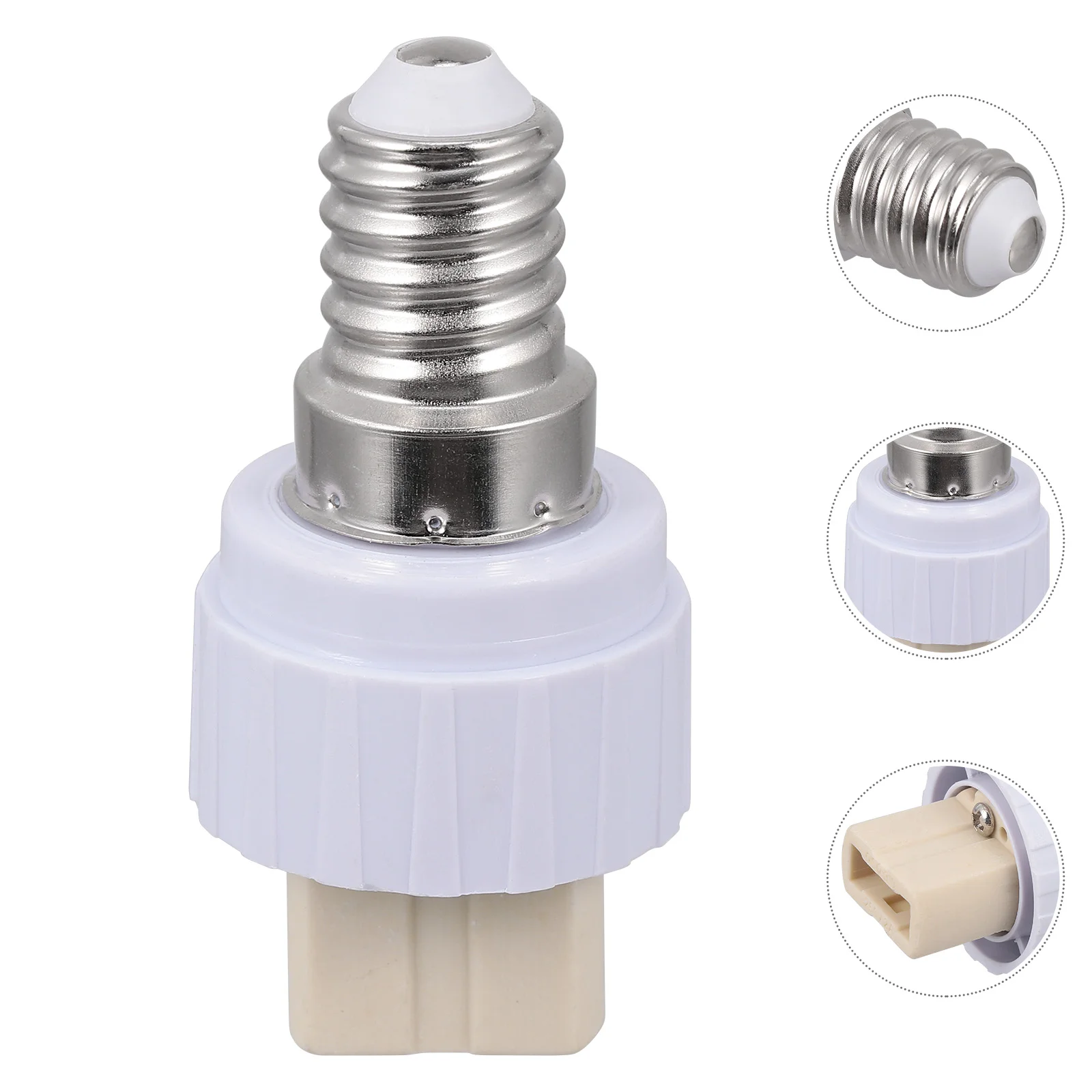 4 шт. светодиодный держатель лампы E14 в G9 преобразователь лампочки металлический
