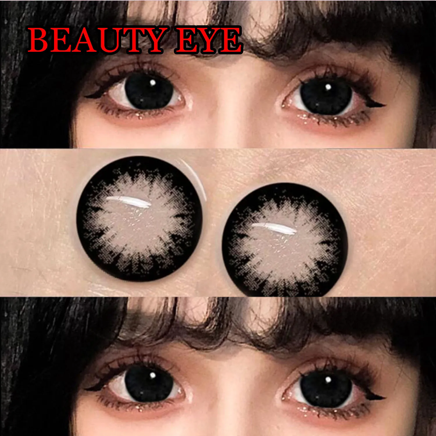 

14.5mm Dolly Eye Contact Lenses Yearly Use Cosmetic Glasses for Women линзы для глаз цветные Beauty Eye