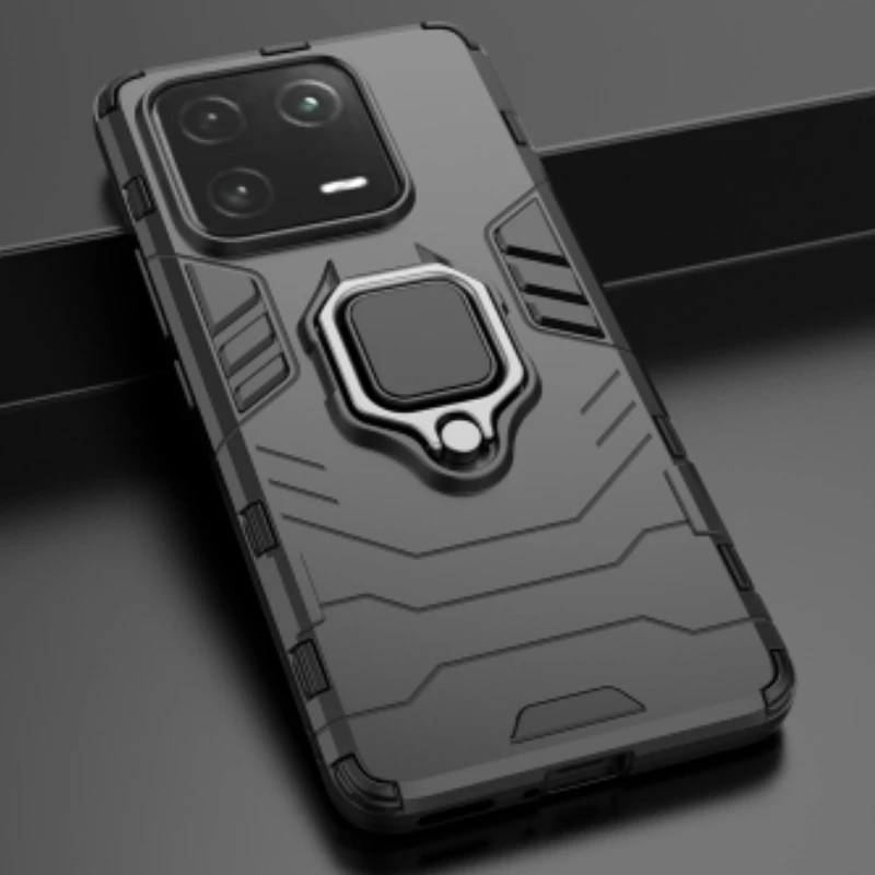

For Xiaomi Mi 13 Pro Case Armor Shockproof MagneticRing Stand Bumper Phone Case For Xiaomi Mi 13 Pro Mi13 Protection Back Cover