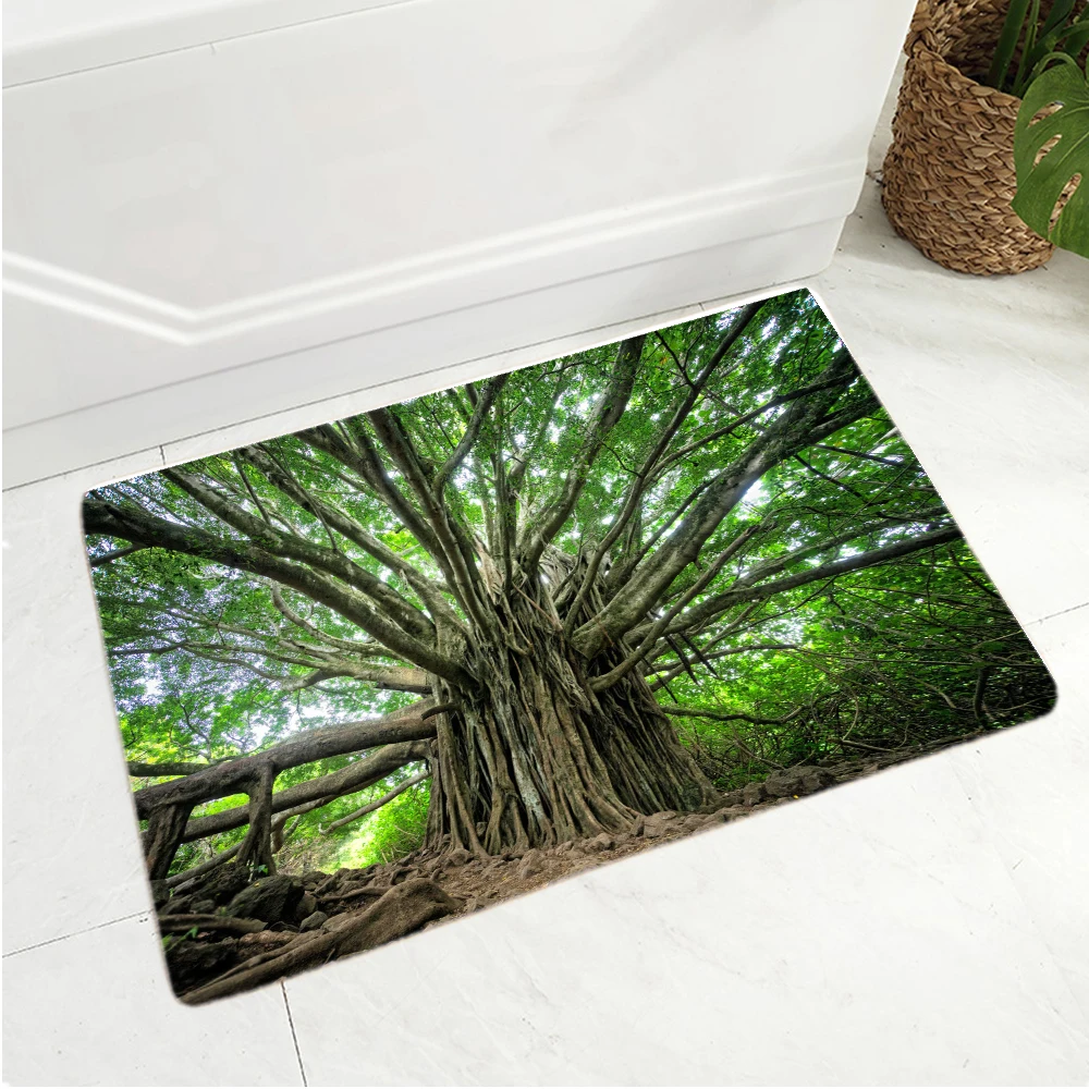 

Forest 3D Mat For Living Room Soft Carpet For Bedroom Washable Floor Rug Kitchen Bathroom Mat Doormat Nordic
