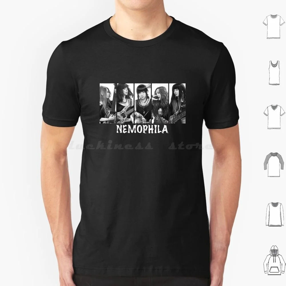 

Футболка с изображением девушек из 100% хлопка Five Beauty Nemophila Metal Mayu Japan Kawaii Japanese Album Tour