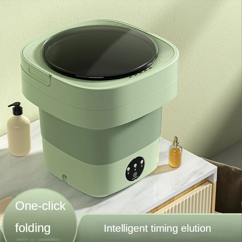 

Folding Washing Machine Portable Small Washing Machine Household Dormitory Small Single Underwear for Students Socks for Infants