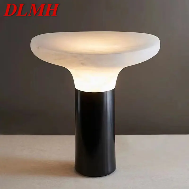 

DLMH Nordic Mushroom Table Lamp LED Modern Creative Vintage Resin Desk Light for Home Living Bedroom Bedside Decor
