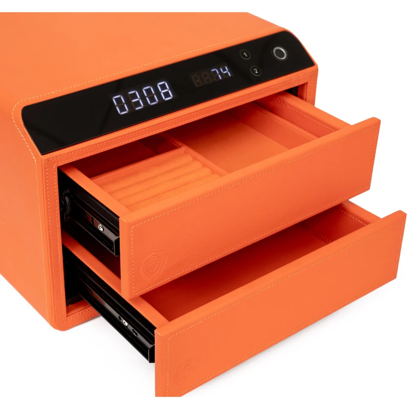 

Electronic Fingerprint Biometric Safe Lock Strongbox Cash Security Secret Home Safe Box