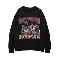 the worm dennis rodman print pullover mob travis scotts astroworld streetwear men women sweatshirt boys basketball sweatshirts