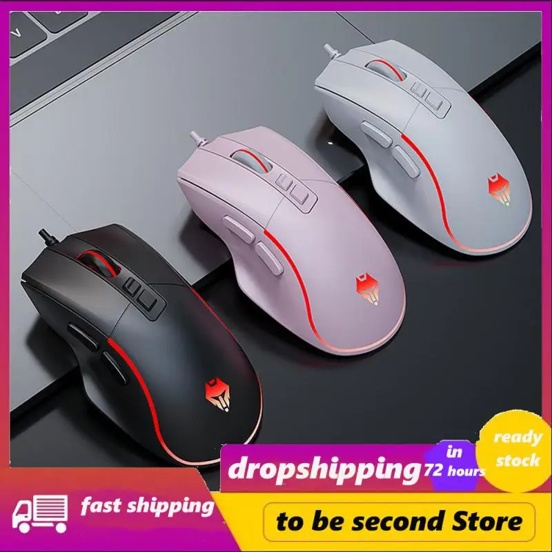 

Mute Mice Gamer Ergonomic Mouse Professional Usb Computer Mouse High Sensitivity 3200 Dpi Mechanical Mouse Pc Accessories Silent