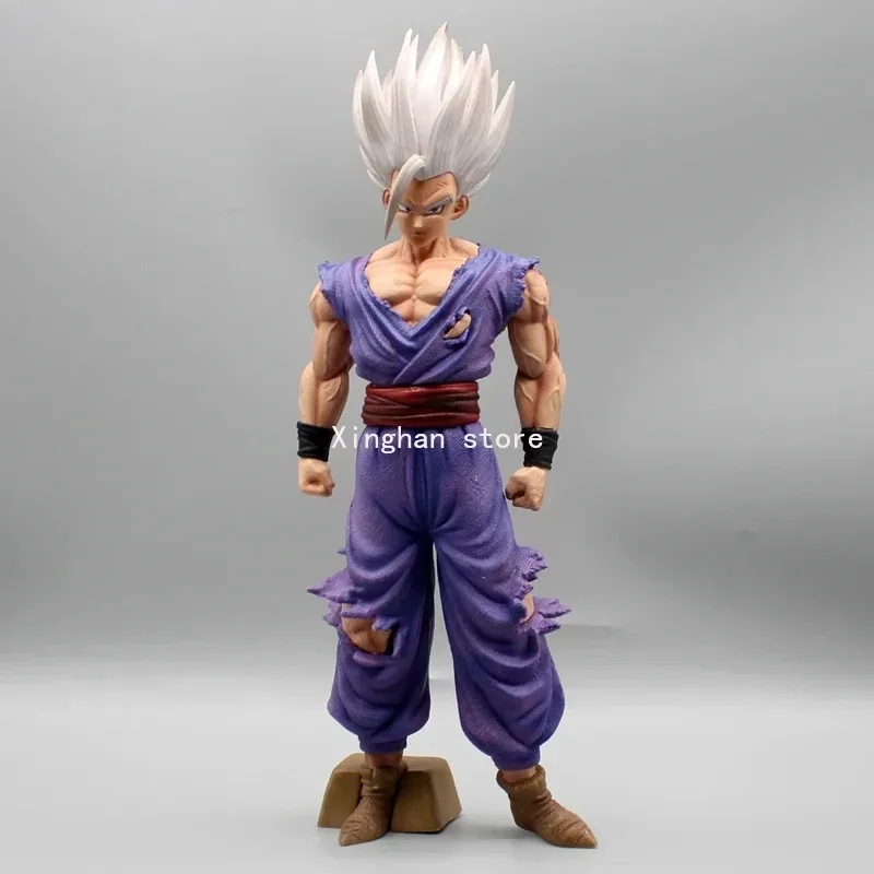 Аниме Dragon Ball Z Super Great White God Beast Gk Gohan Goku Saiyan Фигурка Модель Statua Коллекция Орнамент